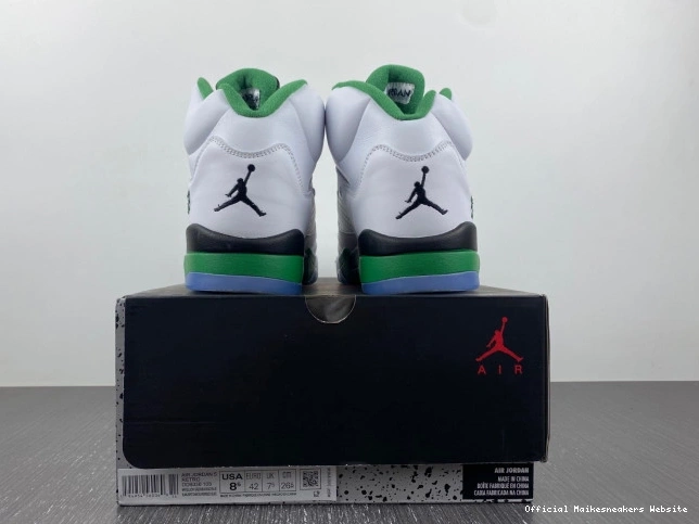Official Maikesneakers Green Air Jordan Lucky 5 WMNS DD9336-103 0726